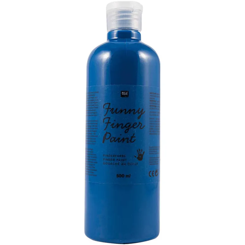 Rico Design Rico Design Fingerfarbe 500ml Blau, Blau, – Produktbild 1 von 1
