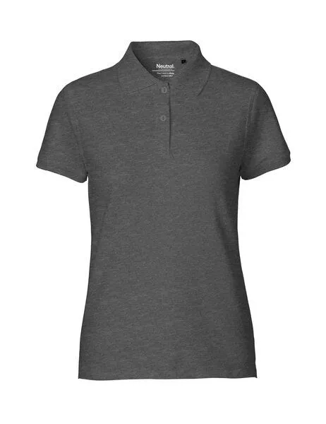 Neutral® - 3FREUNDE Neutral® - 3FREUNDE Frauen Poloshirt, Dunkelgrau, – Produktbild 1 von 3