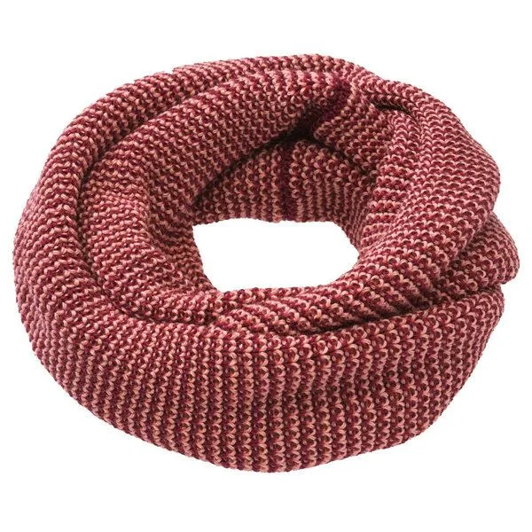 Disana disana Loop-Schal Melange kbT Merinowolle, Cassis-softpink, – Produktbild 1 von 2
