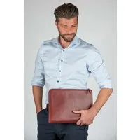 GREVIRO GREVIRO Laptop & Device Tasche aus Kaktusleder (vegan) - für MacBook, iPad, Surface, Galaxy & HP EliteBook bis 14", Bordeaux, – Produktbild 1 von 1
