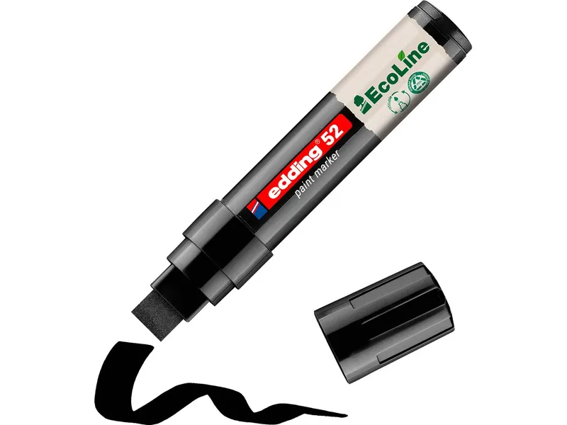 Edding Edding Lackmarker "52 EcoLine" wasserbasiert, Schwarz, – Produktbild 2 von 4