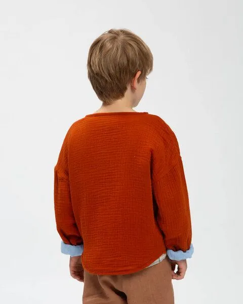 MATONA Matona Wendejacke für Kinder / Inside Out Jacket, Brick, – Produktbild 2 von 4