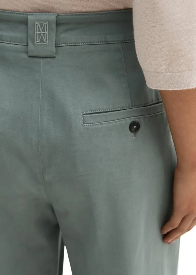 Marc O'Polo Marc O'Polo Chinohose aus Organic Cotton-Satin-Stretch, Grau, – Produktbild 4 von 5