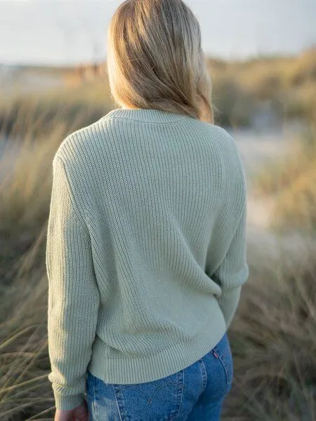 FUXBAU FUXBAU 4Seasons Frauen Strickpullover, Mint, – Produktbild 4 von 4