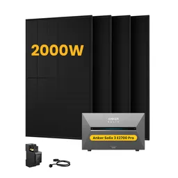 Anker Anker SOLIX Solarbank 3 E2700 Pro, mit 4 x 500 Bifaziale Solarmodule.by Powerness - 2.7kWh / 1 x Smart Meter / Selbstabholung – Produktbild 1 von 1