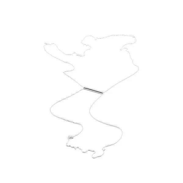 Jonathan Radetz Jewellery Jonathan Radetz Jewellery Kette BELONG, Silber 925, Sterlingsilber, Länge 80 cm oder 100 cm, verstellbar ohne Verschluss, Handmade in Germany – Produktbild 2 von 4