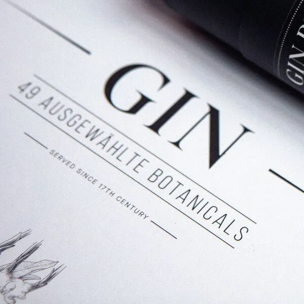 531 Rheinland Design 531 Rheinland Design Gin Plakat, 49 ausgewählte Kräuter Botanicals Gin Aromen als Poster – Produktbild 5 von 5