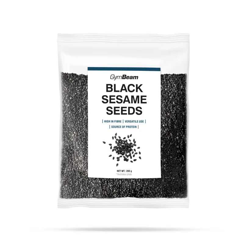 GymBeam Food GymBeam Schwarze Sesamsamen 200 g – Produktbild 1 von 1