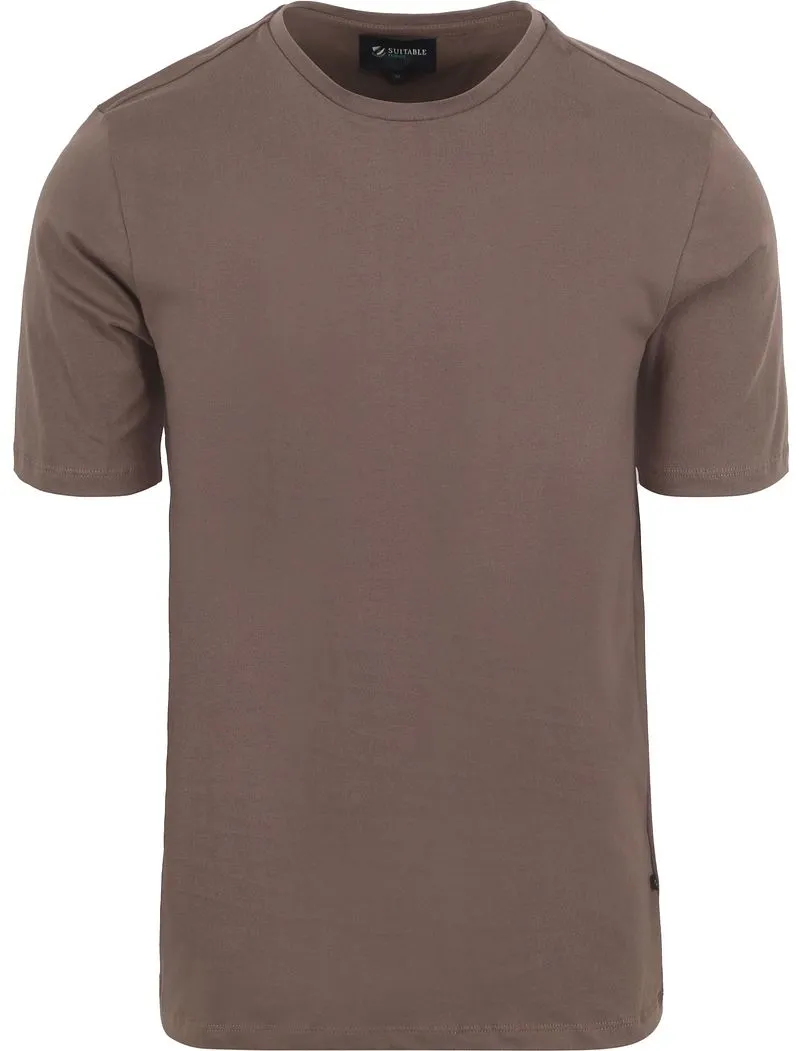 Suitable Suitable Respect T-Shirt Jim Taupe - Größe 3XL, Taupe, – Produktbild 2 von 3