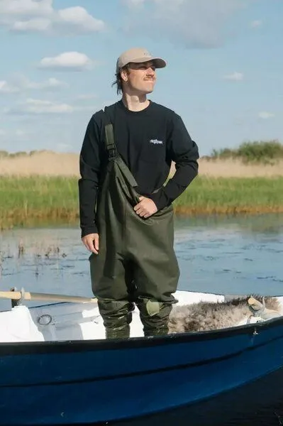 LAKOR LAKOR Longsleeve aus Bio-Baumwolle - Mini Smoking Salmon, Moonless night (schwarz), – Produktbild 3 von 4