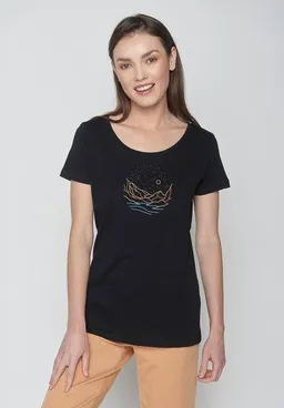 GreenBomb GREENBOMB Nature Mountain Stars Loves - Sportliches T-Shirt aus Bio-Baumwolle / hochwertiger Print / GOTS / Fair & Vegan – Produktbild 1 von 1