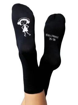 FellHerz FellHerz Kuschel-Socken mit Bio-Baumwolle Konfetti – Produktbild 1 von 1