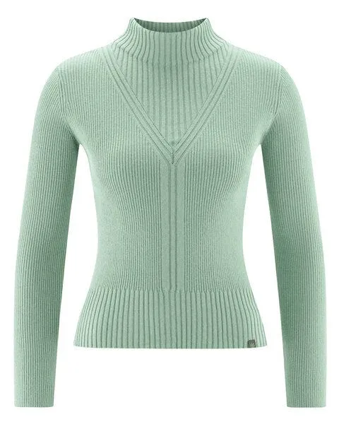 HempAge HempAge Femininer Pullover Hanf/Biobaumwolle, Menta(grün), – Produktbild 2 von 4