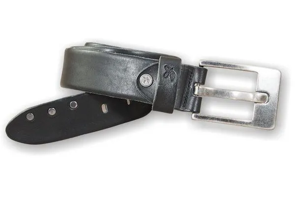 Greenbelts Greenbelts Herren Ledergürtel PERCY, Schwarz, – Produktbild 4 von 5