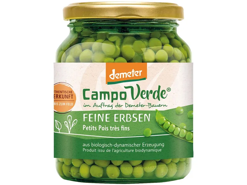 Campo Verde Campo Verde Feine Bio-Erbsen, 350 g – Produktbild 1 von 1