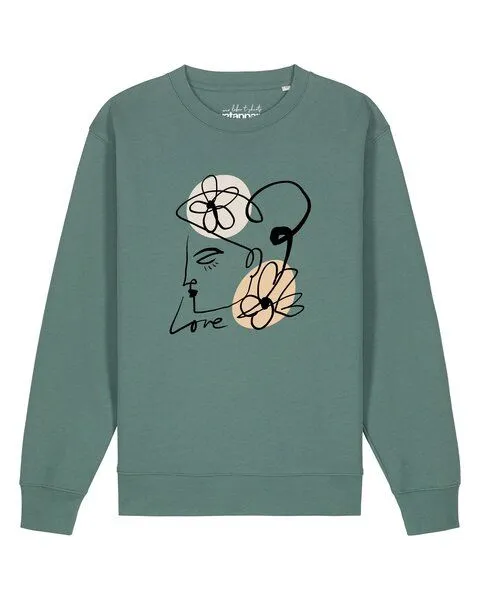 watapparel watapparel Sweatshirt Unisex Self love, Green bay, – Produktbild 1 von 2