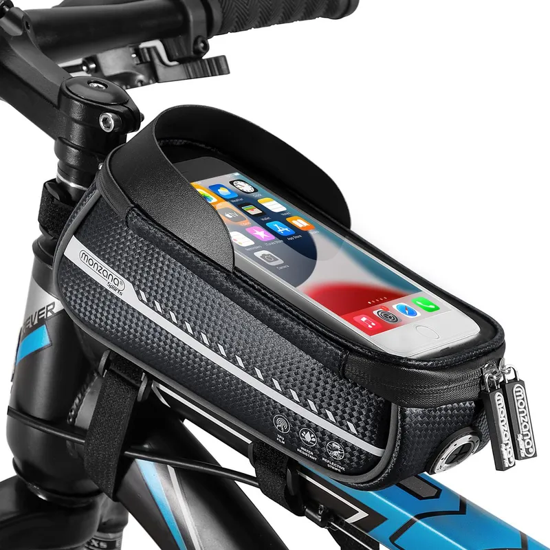 Casaria® Casaria monzana Fahrradtasche Titan 20x11,5x11cm – Produktbild 1 von 1