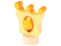 Grimms Grimms Krone Steckfigur aus Lindenholz, bunt lasiert Höhe 4 cm – Produktbild 1 von 1