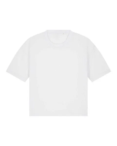 YTWOO YTWOO Damen Boxy T-Shirt aus Bio-Baumwolle, Weiß, – Produktbild 4 von 4