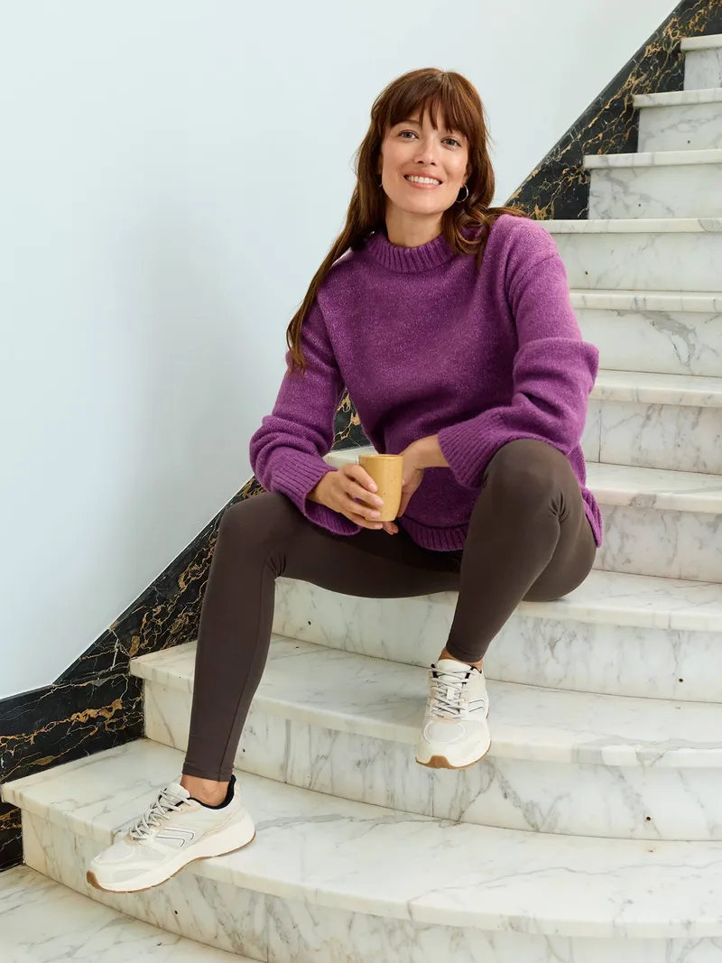 Vertbaudet Umstands-Leggings schokolade, Schokolade, – Produktbild 2 von 4