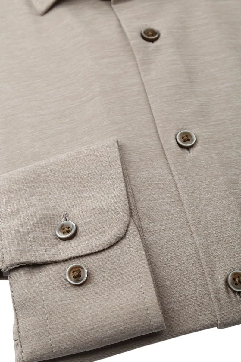 Pure Pure Functional Hemd Melange Beige - Größe 42 (L), Beige, – Produktbild 2 von 2