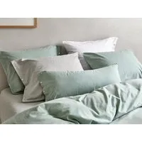 Yumeko Kissenbezug "Yumeko" aus Velvet Flanell, Pale green, – Produktbild 1 von 1