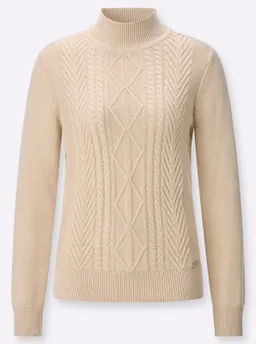 Witt Stehkragenpullover elfenbein – Produktbild 1 von 1