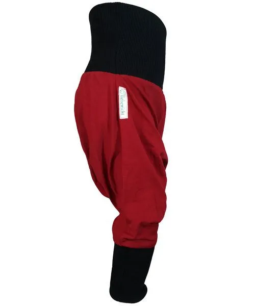 liebewicht liebewicht Jersey Yogahose Sarouelhose Pumphose nach Wahl, Rot/schwarz, – Produktbild 3 von 4