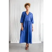 Jyoti - Fair Works Jyoti - Fair Works Damen vegan Kleid Paudali Kobaltblau – Produktbild 1 von 1