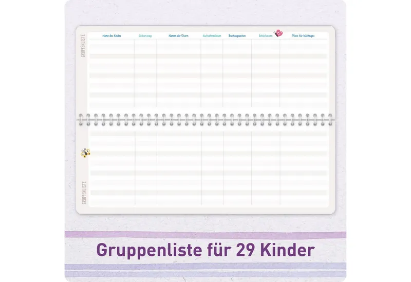 Häfft Häfft Tischkalender Erzieher*innen, 2026/27, Color Stripes – Produktbild 6 von 6