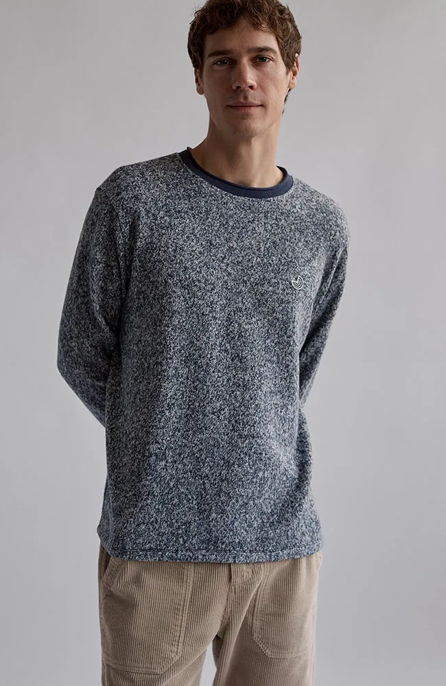 TWOTHIRDS TWOTHIRDS Herren vegan Pullover Cushendun Navy Melange, Extra dunkelblau, – Produktbild 1 von 2