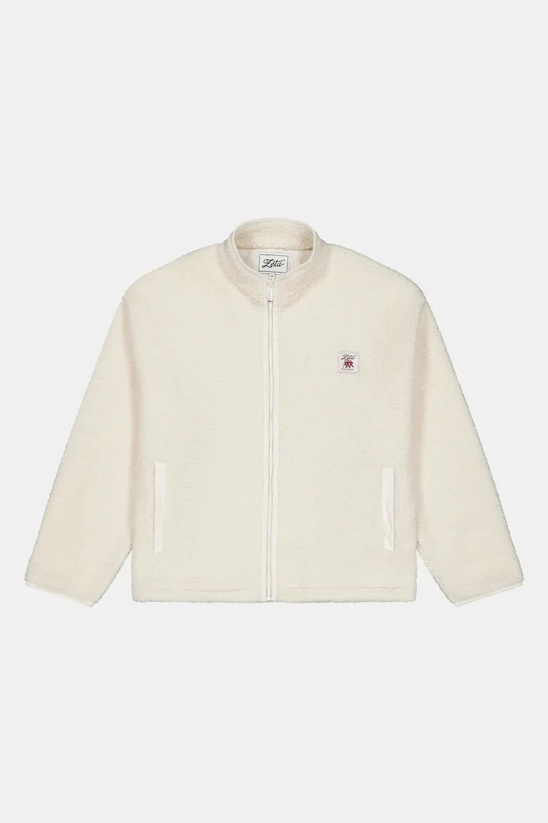 Zèta Zèta Herren vegan Jacke Unisex Sherpa Beige, Beige, – Produktbild 1 von 2