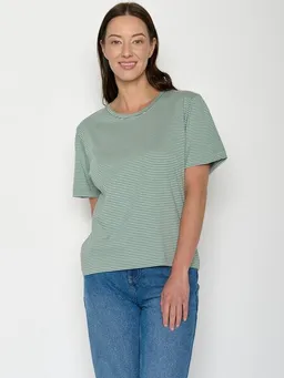 GreenBomb GREENBOMB Basic Nova - Kastiges T-Shirt aus Bio-Baumwolle / GOTS / Fair & Vegan – Produktbild 1 von 1