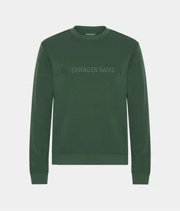 Copenhagen Bamboo Grünes Sweatshirt aus Bambus mit Logo – Produktbild 1 von 1