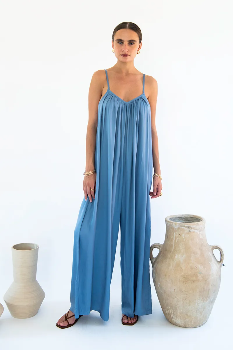 Neu Nomads Neu Nomads Damen vegan Jumpsuit Bali Ozean, Blau, – Produktbild 1 von 1