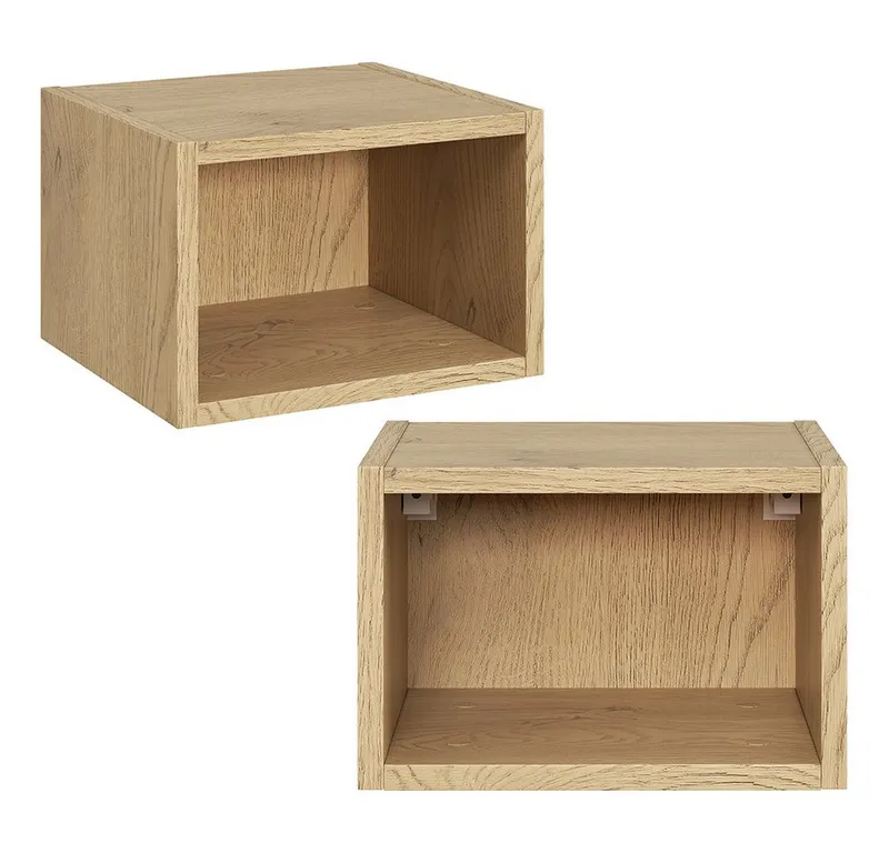 Lomadox Badregal DURANGO-56, in Eiche, 30 cm breit, Braun, – Produktbild 1 von 4