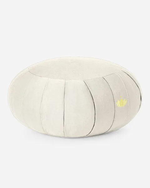 Lotuscrafts Lotuscrafts Zafu Meditationskissen Zen - Sitzhöhe 15cm - GOTS Zertifiziert, Natur, – Produktbild 1 von 4