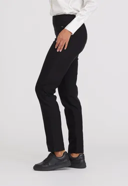 LAURIE LAURIE Damen vegan Hose Betty Regular Ml Schwarz Gebürstet – Produktbild 1 von 1