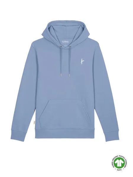 FUXBAU FUXBAU fux Hoodie, Hellblau, – Produktbild 2 von 4