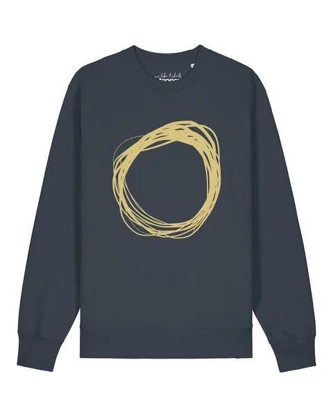 watapparel watapparel Sweatshirt Unisex Kreis, India ink grey, – Produktbild 1 von 2