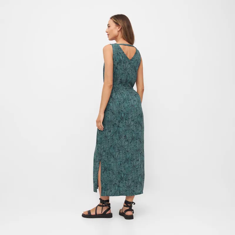 WiDDA Widda Damen vegan Kleid Vani Waldblau/Petrol, Teal, – Produktbild 1 von 2