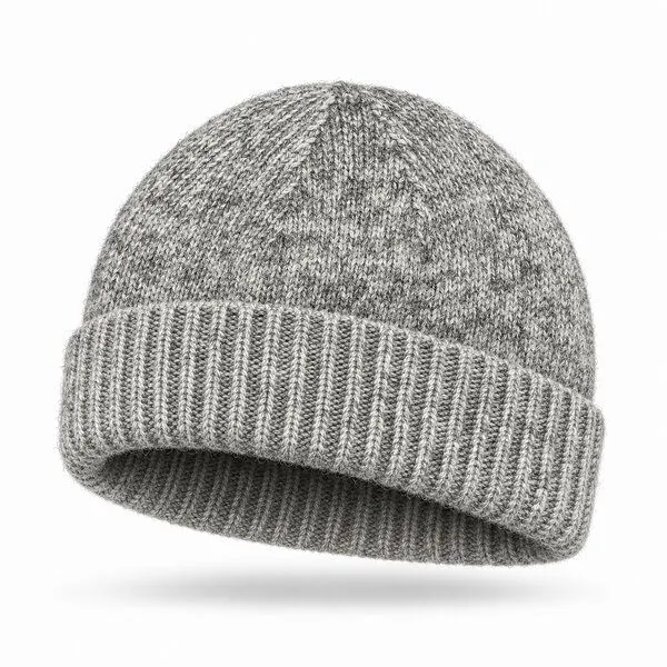 Opi and Max Opi and Max Alpaka & Wolle Beanie Mütze für Damen & Herren (Wollmütze), Dunkelgrau, – Produktbild 1 von 2