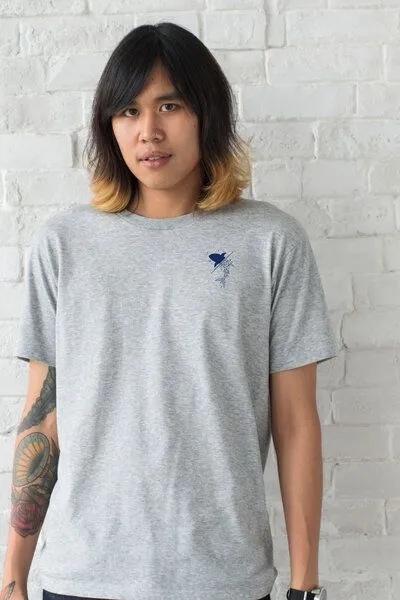 Kultgut Kultgut Biofair - Reine Biobaumwolle /Shirt- Little Shark, Moonlightgrey, – Produktbild 4 von 4