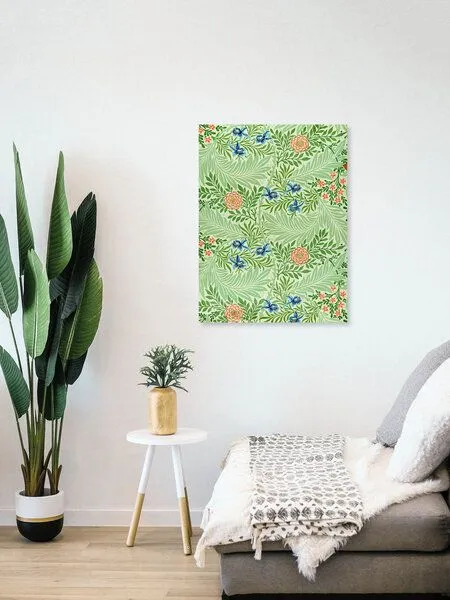 Photocircle Photocircle Poster / Leinwandbild - William Morris: Ritterspornmuster – Produktbild 4 von 4