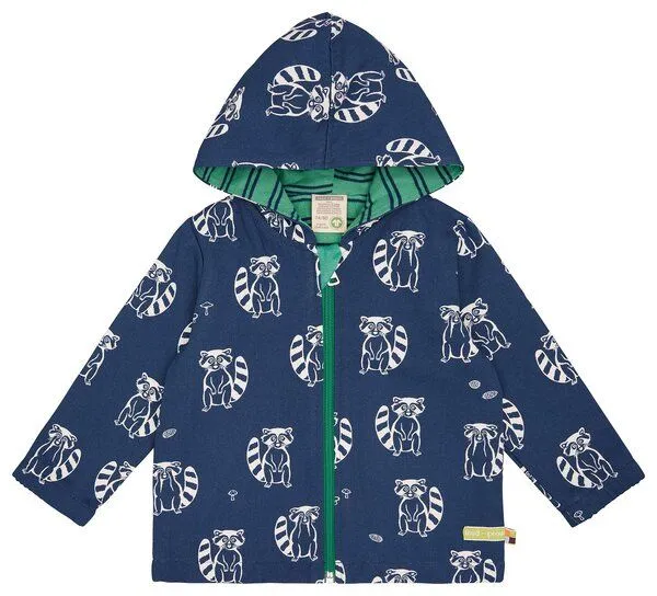 loud + proud loud + proud Babys & Kinder Wasserabweisende Jacke mit Druck, GOTS-zertifiziert, Ultramarine(blau), – Produktbild 1 von 4
