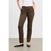 LAURIE LAURIE Damen vegan Hose Taylor Regular Ml Braun Mit Blumenmuster – Produktbild 1 von 1