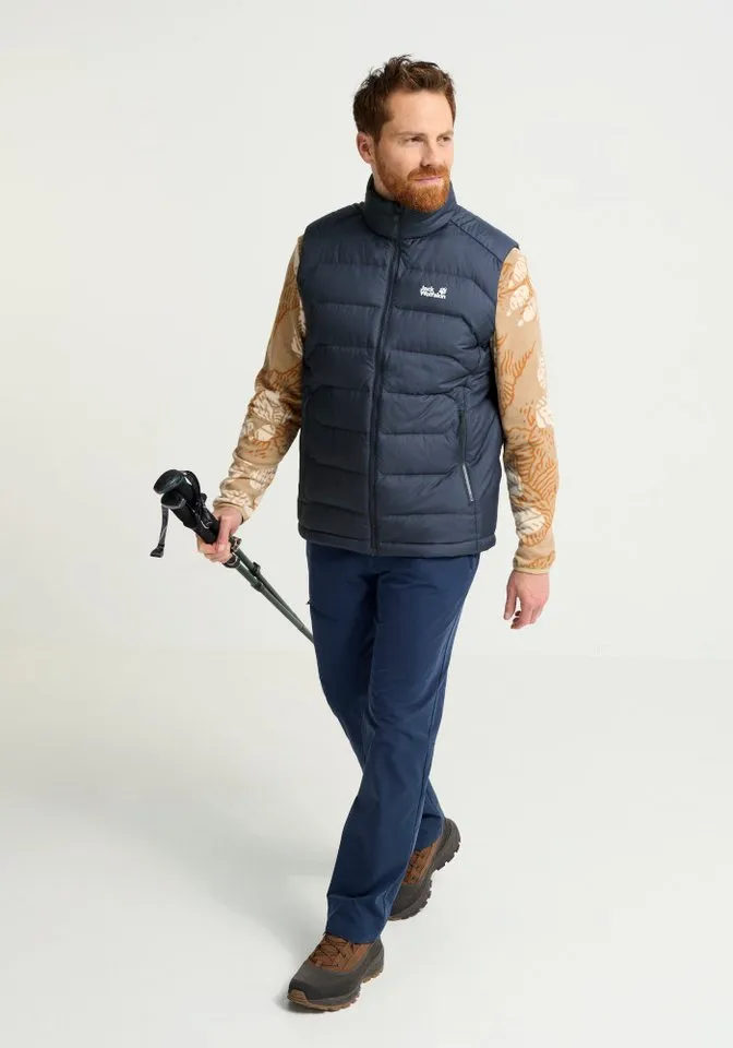 Jack Wolfskin Jack Wolfskin Daunenweste WILD PASS DOWN VEST M RDS Daunenweste, warm, wind- und wasserabweisend, Blau, – Produktbild 3 von 5