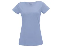 MELA MELA Bio-Damen-T-Shirt blau melange, Gr. XL – Produktbild 1 von 1