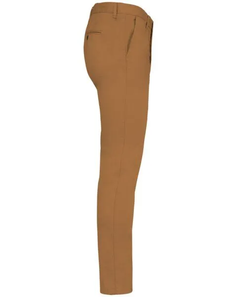 Greenspired Greenspired Umweltfreundliche Herren Chinohose Slimfit 235 g/m², Braun, – Produktbild 2 von 2