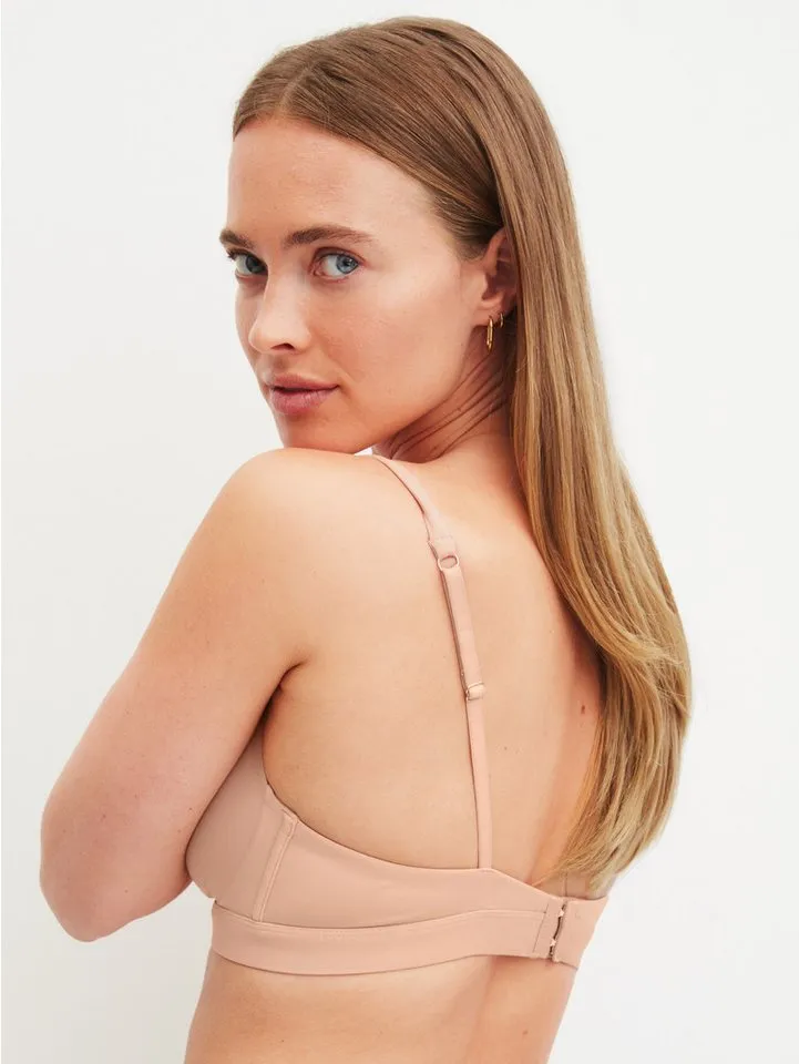 CALIDA CALIDA Soft-BH Sleek Skin mit leichten, vorgeformten Cups, in Single-Jersey Qualität, Beige, – Produktbild 3 von 5